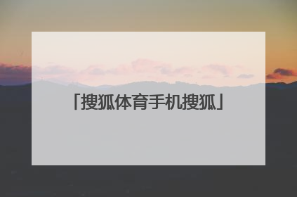 「搜狐体育手机搜狐」赢博体育手机app下载