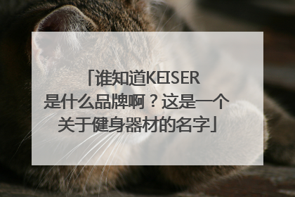 谁知道KEISER 是什么品牌啊？这是一个关于健身器材的名字