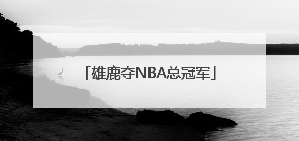 「雄鹿夺NBA总冠军」雄鹿夺nba总冠军图片