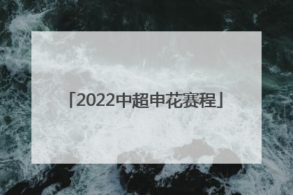 「2022中超申花赛程」2022中超广州对申花