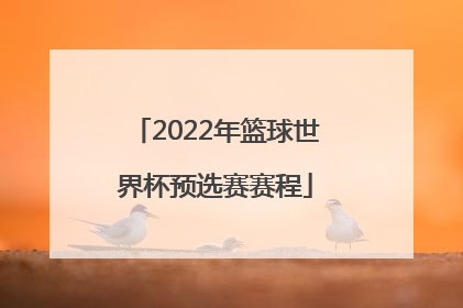 「2022年篮球世界杯预选赛赛程」2022篮球世界杯预选赛中国队赛程