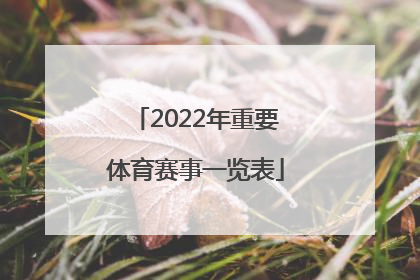 「2022年重要体育赛事一览表」2022年北京体育赛事一览表