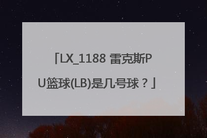 LX_1188 雷克斯PU篮球(LB)是几号球？