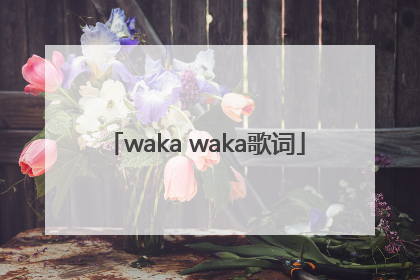 「waka waka歌词」wakawaka歌词英文
